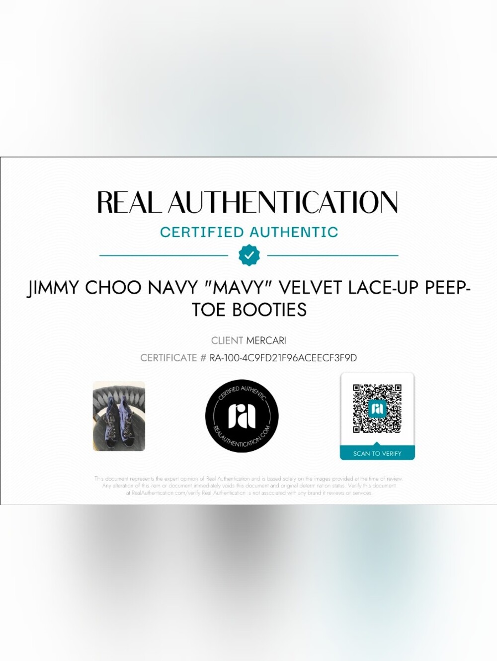 Jimmy Choo Mavy Velvet Lace Up Peep Toe Booties Navy Blue Ankle Boots - Picture 8 of 8
